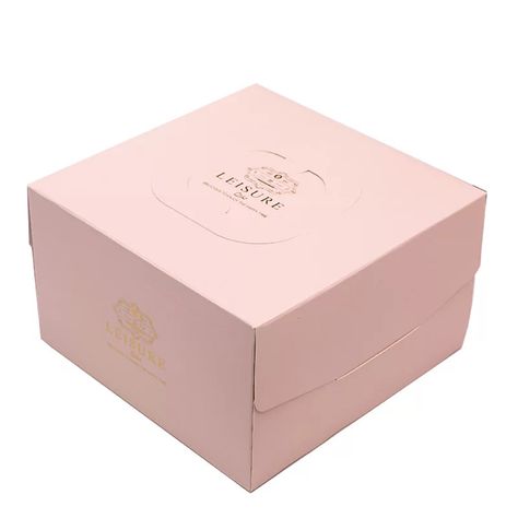 Cake Box Design Packaging Ideas, Cake Box Design, Box Food Packaging, Food Packaging Boxes, Pink Boxes, Cake Boxes Packaging, Pink Cake Box, Food Box Packaging, Cake Gift