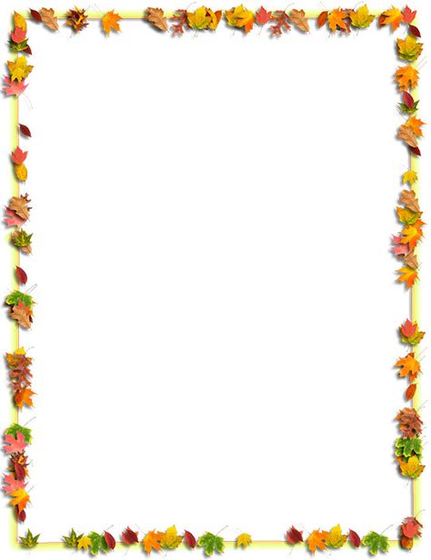 Free Thanksgiving Borders - Frames - Graphics - Clipart Autumn Border Frame, Thanksgiving Borders Free Printable, Fall Borders Free Printable, Thanksgiving Border, Picture Frame Template, Autumn Frame, Thanksgiving Letter, Fall Borders, Fall Stickers