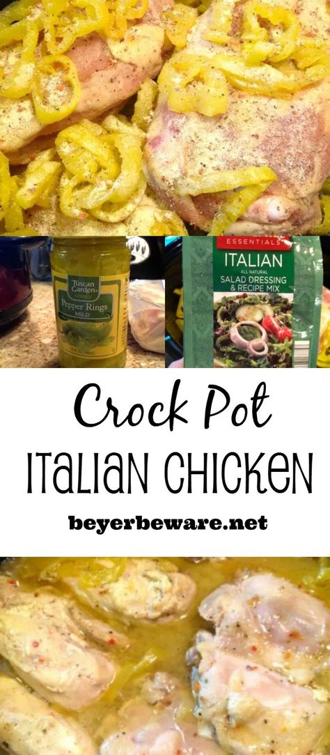 Crock Pot Italian Chicken, Crockpot Italian Chicken, Crock Pot Italian, Crockpot Italian, Italian Chicken Crockpot, Chicken Crock Pot, Tuscan Recipes, Italian Chicken Recipes, Top Chicken Recipes