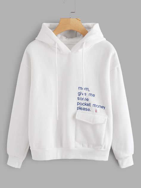 Shop Letter Print Pocket Hoodie online. SheIn offers Letter Print Pocket Hoodie & more to fit your fashionable needs. Hoddies Outfits Men, Hoddies Outfits, Celana Jogger Wanita, Hoodie Pocket, Trendy Hoodies, Stylish Hoodies, Mens Sweatshirts Hoodie, Pocket Hoodie, Hoodie Outfit