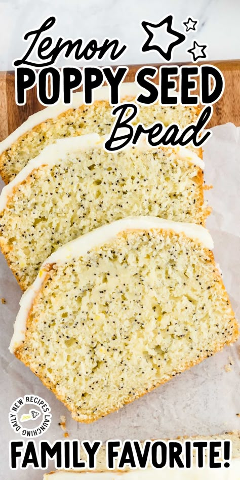 Lemon Poppy Seed Loaf Recipe, Poppy Seed Loaf Recipes, Lemon Poppyseed Recipes, Poppyseed Bread Recipe, Poppy Seed Bread Recipe, Lemon Poppyseed Loaf, Poppy Seed Recipes, Seed Bread Recipe, Poppyseed Bread