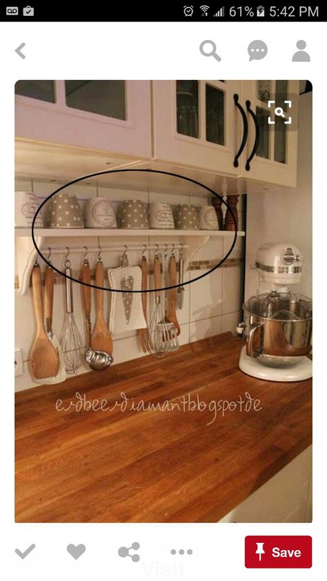 Small Kitchen Hacks, Organiser Cucina, Kitchen Ikea, Kabinet Dapur, Interior Vintage, Clever Hacks, Kitchen Decorating, Kitchen Redo, Trendy Kitchen