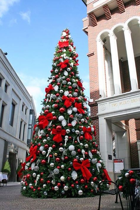 Beverly Hills, CA Rodeo Drive Beverly Hills, Xmas Trees, Golden Triangle, Rodeo Drive, Beautiful Christmas Trees, Gorgeous Christmas, Classic Holiday, Holiday Shopping, Joy To The World