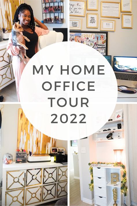 Today, I'm sharing my small home office tour which also serves as my YouTube studio room and beauty room. As a full time content creator, its important that my office is comfortable and efficent since i spend so much time in my home office! Home Youtube Studio, Office Tour, My Home Office, Youtube Studio, Budget Friendly Decor, Studio Room, Small Home Office, Creative Home Decor, My Office