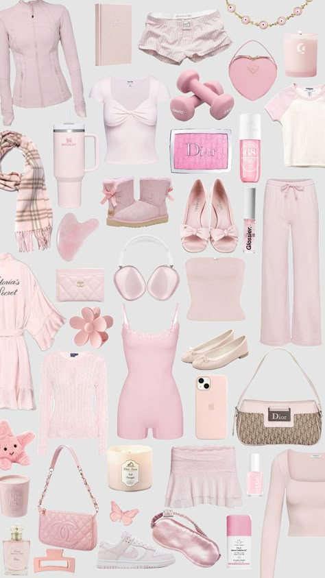 #pink #pinkaesthetic #lightpink #girly #aesthetic #aestheticgirl Beach Skirt Outfit, Look Rose, Pink Lifestyle, Pretty Pink Princess, Fitness Wear Outfits, Girly Aesthetic, Preppy Girl, Pink Girly Things, Cute Preppy Outfits