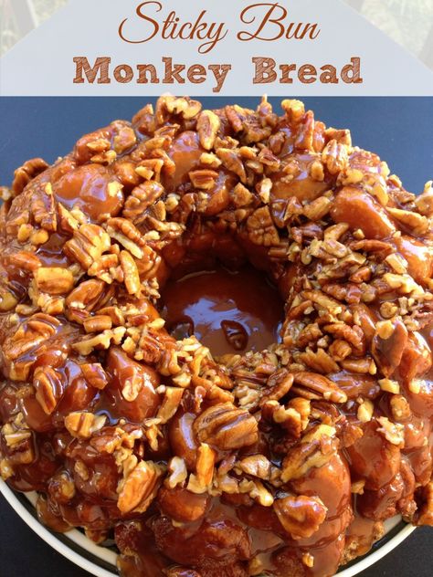 Bundt Monkey Bread, Biscuit Monkey Bread, Pecan Monkey Bread, Easy Sticky Buns, Homemade Monkey Bread, Monkey Bread Recipe Easy, Cinnamon Monkey Bread, Easy Monkey Bread, Cinnamon Roll Monkey Bread