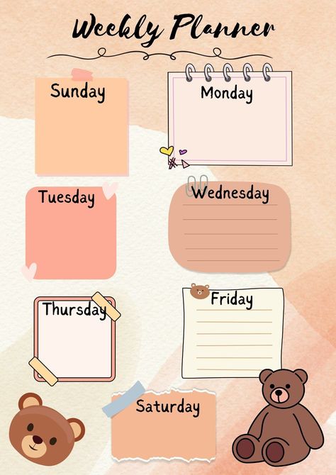 Weekly planner plannergrГЎtis #businessplannerideas #productlaunchplannertemplate📗. My Week Planner, Planer Organisation, Best Weekly Planner, Life Planner Organization, Weekly Planner Free Printable, Weekly Schedule Planner, Weekly Planner Free, Student Planner Printable, Planner Writing