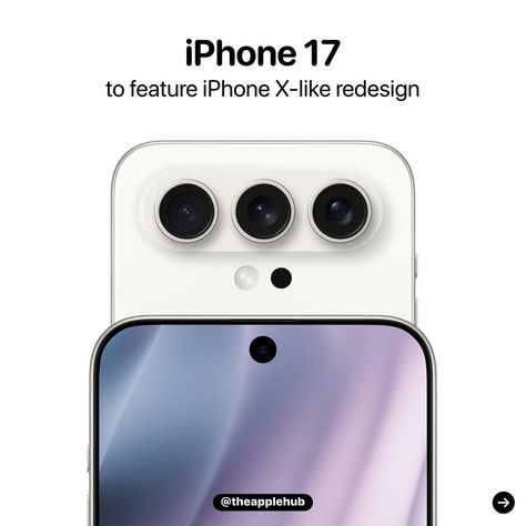 Apple is reportedly planning a major, iPhone X-like redesign for one iPhone 17 model next year The new model could feature a significantly thinner design, a smaller Dynamic Island, relocated rear cameras to the “top center,” and a higher price tag than the Pro Max model Source: @theinformation Iphone X Max, Saraswati Mata, Apple Aesthetic, Dynamic Island, Iphone Features, Iphone 9, Iphone Price, First Iphone, Mobile Price