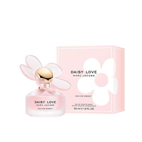 Marc Jacobs Daisy Love Eau So Sweet 1.7 oz Eau de Toilette Spray for Women, Clear Daisy Love Eau So Sweet, White Raspberry, White Iris, Daisy Love, Marc Jacobs Daisy, Soft Floral, Sweet Fragrances, So Sweet, Bottle Design