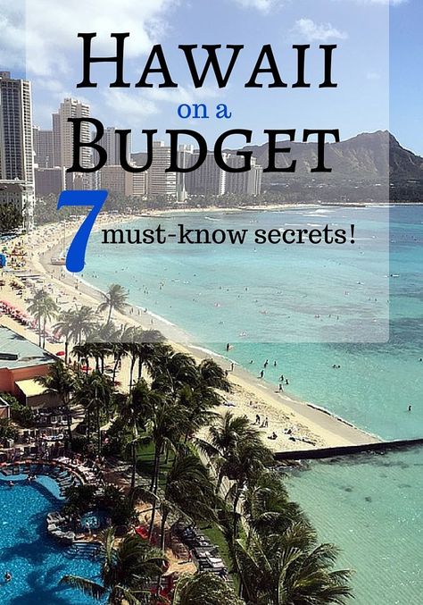 How to enjoy Hawaii on a budget Hawaii On A Budget, Hawaii Trip Planning, Hawaii Vacation Tips, Vacation On A Budget, Best Island Vacation, Oahu Vacation, Hawaii Holiday, Hawaii Travel Guide, Honeymoon Vacations