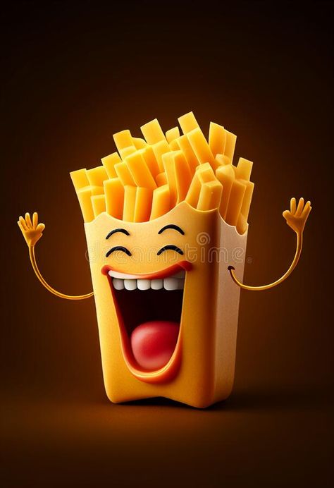 Fun french fries on black background. AI Generated stock photo French Fries Background, French Fries Creative Ads, French Fries Logo, Fries Logo, French Fries Design, Street Food Design, Social Media Images Design, Kimberly Ann, Ads Creative Advertising Ideas