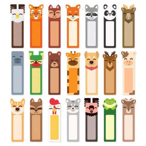 Class Gifts For Students, Bookmarks For Students, Kids Bookmarks, Animal Bookmarks, Bookmarks For Kids, Cool Bookmarks, Class Gifts, Gifts For Students, Bookmarks Kids