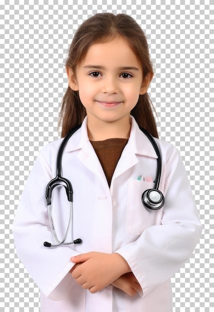 Girl kid doctor isolated on transparent ... | Premium Psd #Freepik #psd #children-doctor #pediatrician #children-hospital #children-health Children Doctor, Doctor Pediatrician, Doctor Birthday, Doctor Images, Children Health, Doctor For Kids, Children Hospital, Hanuman Photos, Girl Kid