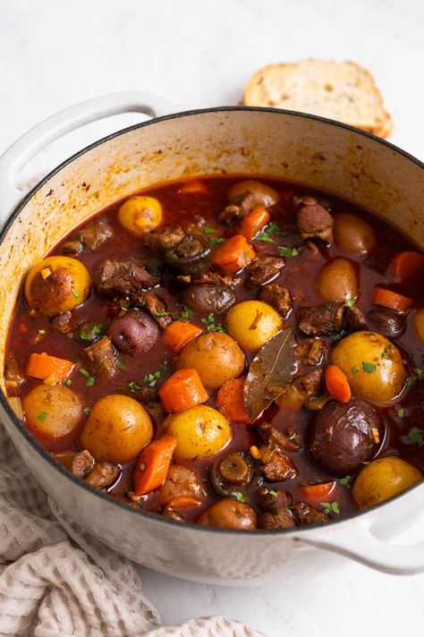 Lamb Stew Recipe - iFoodReal.com Leg Of Lamb Stew, Stewed Lamb Recipe, Lamb Stew Recipes Crockpot, Lamb Knuckle Stew South African Recipes, Cubed Lamb Recipes, Irish Lamb Stew Recipes, Lamb Stew Recipes Easy, Ground Lamb Stew, Lamb Stew Meat Recipes