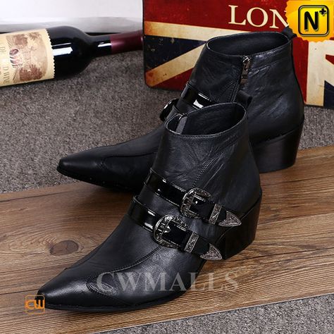 High Heel Boots Men, Mens Heeled Boots, Men's Dress Boots, Cowboy Boots Men, Boots Men Outfit, Mens Black Dress Shoes, Ankle Cowboy Boots, Bota Country, Mens Dress Boots