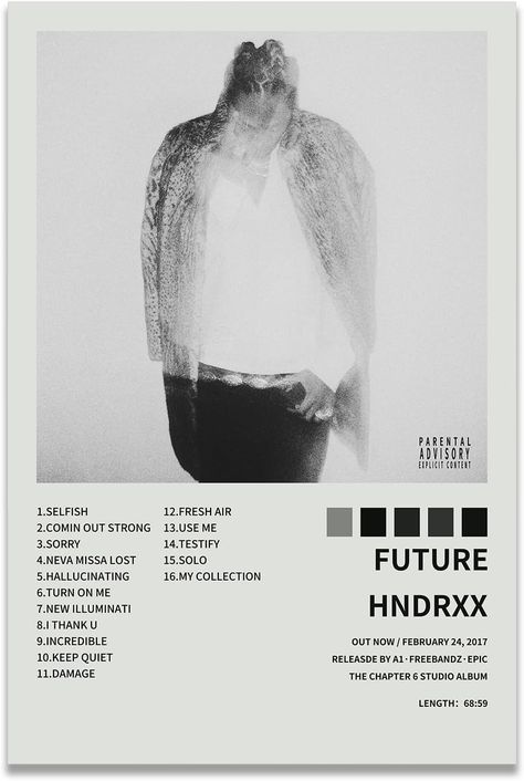 Amazon.com: Aorozhi Rapper posters Future Poster HNDRXX Music Album Cover Posters Canvas Wall Art Picture Print Modern Family Bedroom Decor 12x18inch Unframed: Posters & Prints Hndrxx Album Cover, Future Album Cover Poster, Future Rapper Album Cover, Future Rapper Poster, Things To Print For Your Room, Room Decoration Posters, Album Poster Cards, Future Poster Rapper, Album Cover Wall Decor Pictures