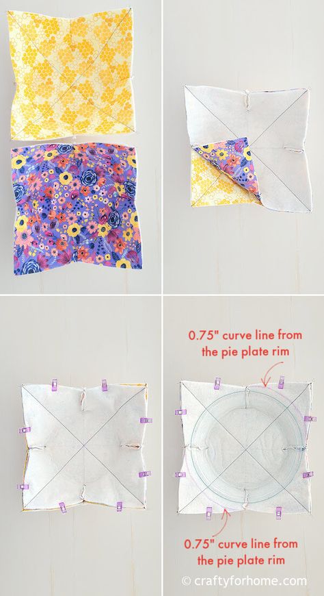 Reversible Pie Plate Cozy: Easy Tutorial | Crafty For Home Pie Plate Cozy Pattern Free, Plate Cozy Pattern Free Printable, Plate Cozy Pattern Free, Plate Cozy Pattern, Diy Pie, Diy Wallet Pattern, Microwave Cozy, Plate Cozy, Butterfly Quilt Pattern