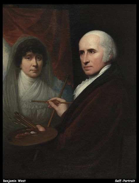 Benjamin West - Self-Portrait Benjamin West, American Gallery, History Painting, Painting Subjects, American Painting, Canadian Art, American Artists, Fine Arts, Genealogy