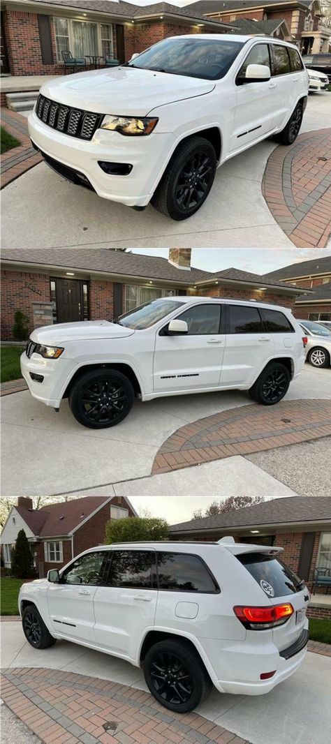 White Suv Aesthetic, Jeep Grand Cherokee Aesthetic, Keep Grand Cherokee, Jeep Grand Cherokee 2023, Grand Jeep Cherokee, White Jeep Grand Cherokee, Car Manifestation, Jeep Grand Cherokee Accessories, Jeep Driving