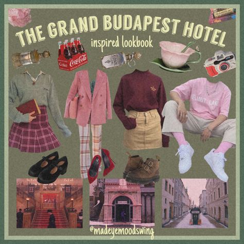 Wes Anderson Outfits Aesthetic, Wes Anderson Fashion Outfits, Wes Anderson Wardrobe, Wes Anderson Clothing Style, Wes Anderson Clothes, Wes Anderson Themed Party, Wes Anderson Outfits Men, Wes Anderson Mood Board, Wes Anderson Style Outfits