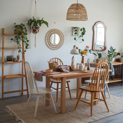 Boho Dining Room Ideas💖💖🧡 Boho Dining Room Ideas, Small Boho Kitchen, Bohemian Dining Room, Boho Dining Room, Dining Room Ideas, Small Boho, Boho Kitchen, Boho Beach, House Inspo