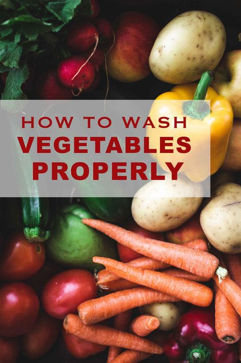 Washing Veggies, Wash Vegetables, Food Grade Hydrogen Peroxide, Home Maintenance Schedule, Food Story, How To Wash Vegetables, My Food, Cook At Home, Quick Guide