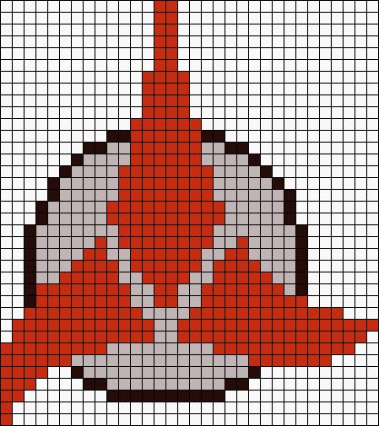 Klingon Symbol Star Trek  Perler Bead Pattern Star Trek Perler, Klingon Symbol, Star Trek Crochet, Star Trek Quilt, Star Trek Cross Stitch, Star Trek Klingon, Crochet C2c Pattern, Nerd Crafts, Crochet Knit Stitches