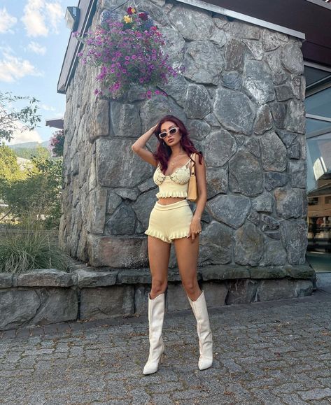 Francesca Farago, Festival Outfits Rave, Betty Boop Cartoon, Outfits Rave, Summer 24, Instagram Summer, Whistler, Betty Boop, Cowgirl Boots