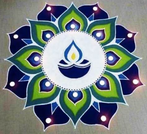 Rangoli Designs For Competition, Poster Rangoli, Very Easy Rangoli Designs, Rangoli Designs Photos, Rangoli Designs Simple Diwali, मेहंदी डिजाइन, Rangoli Simple, Easy Rangoli Designs Diwali, Rangoli Side Designs