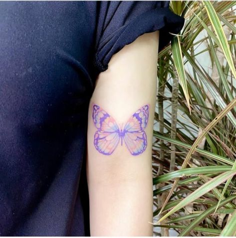 Anime Sweet Couple, Butterfly Tattoo Meaning, Butterfly Tattoos, Deeper Meaning, Butterfly Tattoo Designs, Tattoos Ideas, Piercing Tattoo, Sweet Couple, The Butterfly