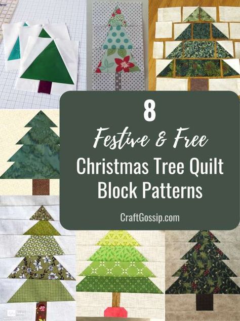 Christmas Tree Blocks Quilt Patterns, 12 Inch Tree Quilt Block, Christmas Tree Quilt Pattern Free, Pine Tree Quilt Patterns Free, Tree Patterns For Quilts, Christmas Quilt Sewing Patterns, 6 Inch Tree Quilt Block Pattern, Quilt Christmas Trees, Free Tree Quilt Block Pattern