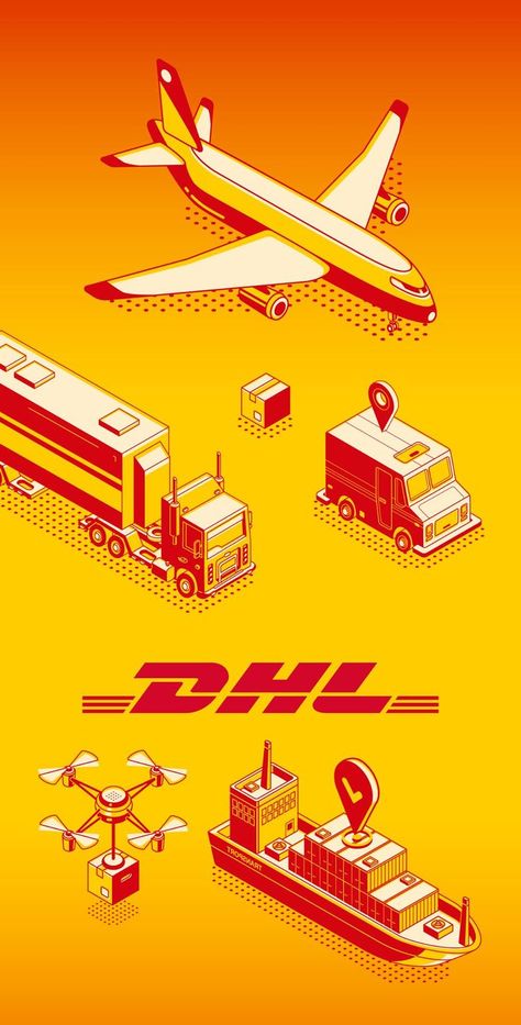 Dhl Wallpaper, Dhl Logo, Identity Card Design, Chicago Bears Logo, Delivery Pictures, Apple Logo Wallpaper Iphone, Graphic Design Infographic, Birthday Cake Topper Printable, Apple Logo Wallpaper