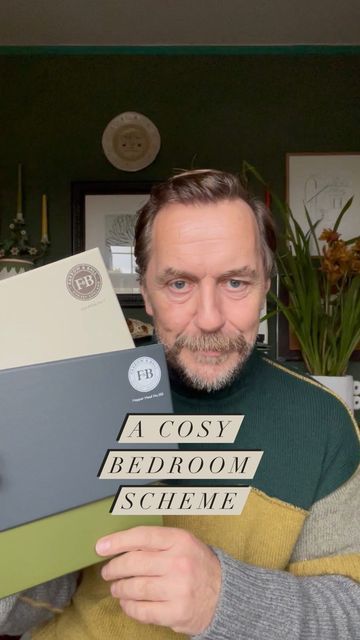 Olive Colour Scheme, Bancha Farrow And Ball Colour Scheme, Farrow And Ball Green Bedroom, Eddy Farrow And Ball, Farrow And Ball Bedroom Color Schemes, Farrow And Ball Duck Green, Card Room Green Farrow And Ball, Farrow And Ball Colour Schemes, Calke Green