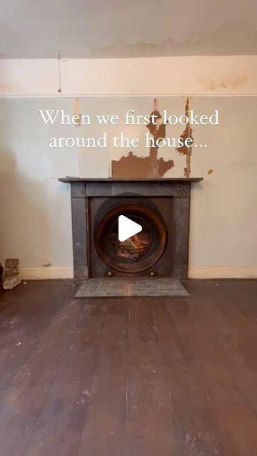 Chimney Breast Ideas, Colonial Fireplace, Marble Mantle, Brighton Townhouse, Fire Grate, Iron Fireplace, Mantle Shelf, Georgian Architecture, Cast Iron Fireplace