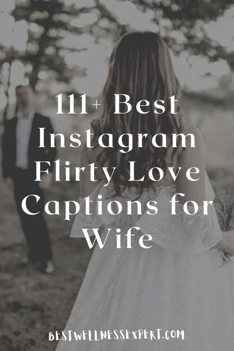 111+ Best Instagram Flirty Love Captions for Wife Wife Caption Instagram, Captions For Husband And Wife, Wife Love Quotes, Happy First Wedding Anniversary, Bad Wife, Sarcastic Birthday, Happy One Year Anniversary, Love Quotes For Wife, Love Captions