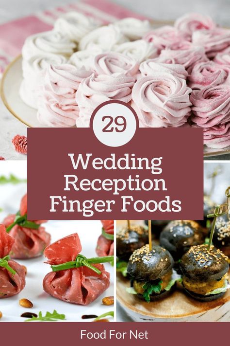 29 Wedding Reception Finger Foods For An Event Everyone Will Remember | Food For Net Passover Plates, Reception Finger Foods, Finger Food Wedding Reception, Wedding Reception Appetizers, Reception Appetizers, Horderves Appetizers, Wedding Finger Foods, Cold Finger Foods, Wedding Appetizers