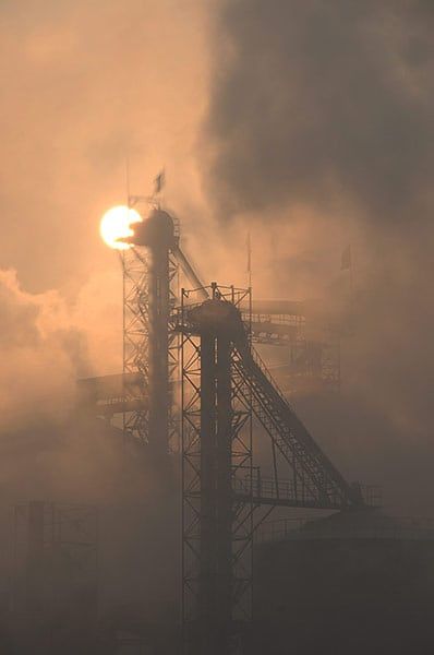 smog crisis in China: Chimneys of a cement plant emit smoke into the air Car Ownership, Industrial Photography, Industrial Art, In Car, Air Pollution, Save Earth, 영감을 주는 캐릭터, Environmental Art, 만화 그림