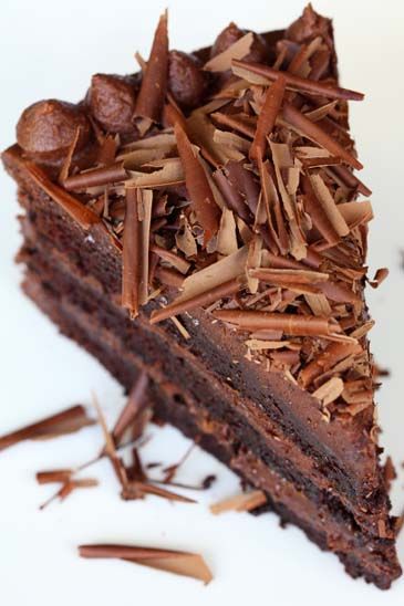 Plate-Lickingly Good Chocolate Cake! Good Chocolate Cake, Second Birthday Cakes, Devil's Food Cake, Chocolate Malt, Devils Food, Best Chocolate Cake, Chocolate Shavings, Food Cake, Chocolate Cake Recipe