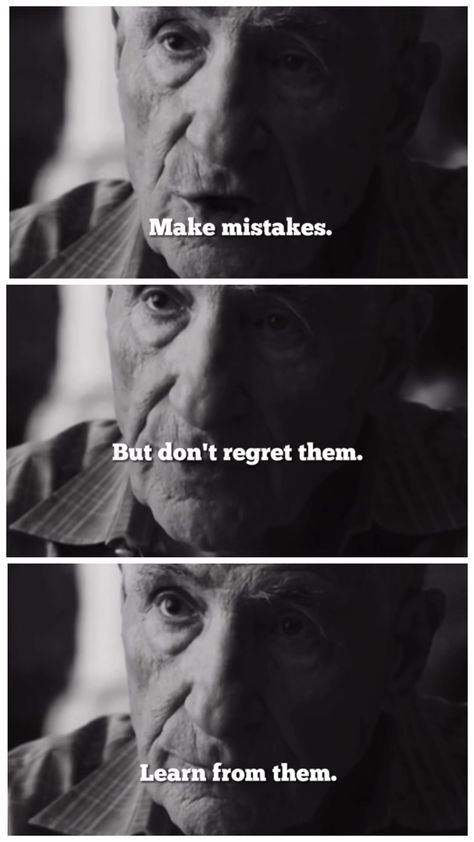 Motivational quote about mistakes It’s Ok To Make Mistakes, Regret Quotes Make Mistakes, Regret Quotes, Mistake Quotes, Focus Quotes, Inspirtional Quotes, Walking Outfits, Never Regret, Journal Themes