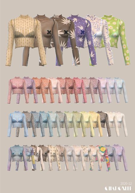 Charonlee: 【Transparent Gauze Top】 Sims 4 Mesh Top Accessory, Sims 4 Cc Sheer Top, Sims 4 Transparent Top, Sims 4 Transparent Dress, Sims 4 Cc Mesh Top, Sims 4 Sheer Top, Sims 4 Cc Clothes Maxis Match Top, Cc Clothing, Sims 4 Cheats