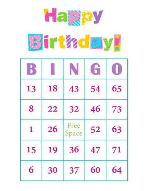 200 Birthday Bingo Cards Pdf Download, 75 call, Instant Printable Fun Party Game Birthday Bingo Template, Birthday Bingo, Bingo Cage, Custom Bingo Cards, Bingo Calls, Bingo Patterns, Free Bingo Cards, Printable Bingo Games, Bingo Template