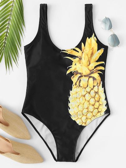 Pineapple Bathing Suit, Pineapple Swimsuit, Latest One Piece, Pineapple Print, Bra Types, Swimwear Online, Beachwear For Women, Plus Size Swimwear, Monokini