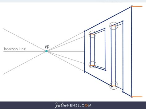 HOW TO DRAW DOORS AND WINDOWS IN ONE-POINT PERSPECTIVE How To Draw Windows, Perspective Drawing Lessons, One Point Perspective, Point Perspective, Perspective Drawing, Doors And Windows, Doodle Art Designs, Open Window, Drawing Lessons