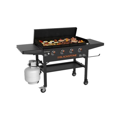 The Viral Blackstone Griddle Is Finally Available at Costco — For a Great Price | The Kitchn Black Stone Griddle, Boat Renovation, Propane Griddle, Cooking Station, Stainless Steel Griddle, Flat Top Griddle, Backyard Parties, Flat Top Grill, Griddle Grill