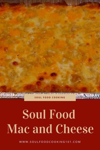 Soul Food Mac and Cheese Recipe. If you are looking for a recipe for southern style baked macaroni and cheese then look no further. This macaroni and cheese recipe is made with six cheeses including velveeta. This easy recipe goes great on any your holiday table. Give it a try! #mac and cheese #macaroni and cheese #soul food cooking #soul food recipes Macaroni And Cheese Soul Food, Soul Food Mac And Cheese Recipe, Soul Food Mac And Cheese, Southern Baked Mac And Cheese Recipe, Food Mac And Cheese, Macncheese Recipe, Homemade Mac And Cheese Recipe Baked, Mac And Cheese Recipe Soul Food, Cooking Soul Food