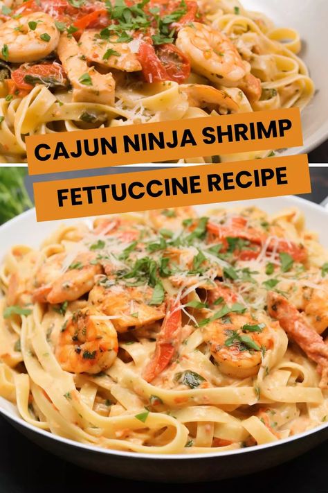 Turn up the heat in the kitchen and treat your taste buds to something special. Check out this delicious Cajun ninja shrimp fettuccine recipe! Shrimp Fettuccine Recipes, Cajun Ninja, Fettuccine Recipe, Cajun Spices, Fettuccine Recipes, Shrimp Fettuccine, Fettuccine Noodles, Chicken Fettuccine, Ninja Recipes