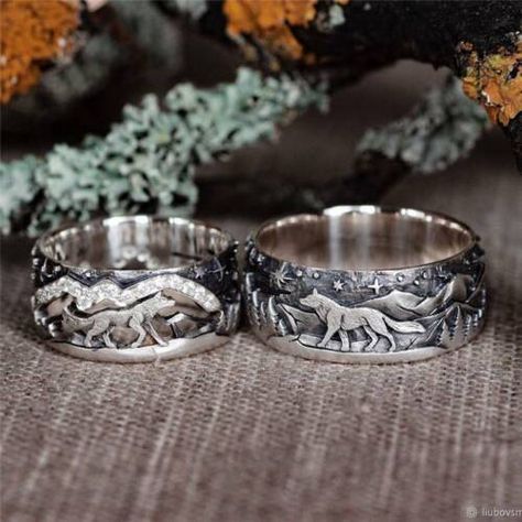 https://jewelleryrings.co.uk/ Find many great new & used options and get the best deals for 925 Silver Wolf Loyalty Women Men Couple Ring Wedding Party Jewelry Size 5-13 at the best online prices at eBay! Free delivery for many products! Wolf Ring, Wolf Jewelry, Vintage Silver Rings, Silver Wolf, Punk Jewelry, Wedding Party Jewelry, Meaningful Jewelry, Sterling Silver Mens, Unisex Jewelry