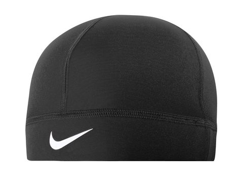 PRICES MAY VARY. Hyperwarm technology retains body heat Covered elastic band Flat-seam construction Displays NIKE Swoosh Add the NIKE men&apos;s Pro Combat skull cap for a run or under your helmet on those extra-chilly practice days. Built-in Hyperwarm technology prevents heat from escaping, and the flat-seam construction delivers a chafe-free fit. Skull Caps Men, Nike Caps, Black Caps, Nike Cap, Branded Caps, Military Cap, Nike Pro Combat, Flat Seam, Stretch Band