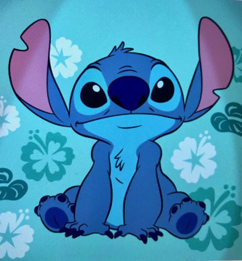 Cute Pictures Of Stitch, Cute Cartoon Characters Disney, Stitch Painting Canvases Easy, Stitch Disney Drawing, Stitch Aesthetic, Stitch Painting, Evil Skull Tattoo, ليلو وستيتش, Flower Crafts Kids