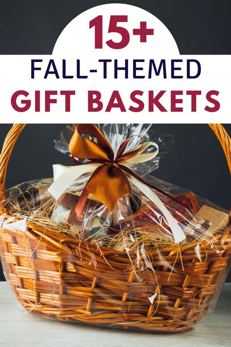 Fall Festival Gift Basket Ideas, Diy Family Gift Basket Ideas, Thankful For You Basket Ideas, Harvest Gift Basket Ideas, Pumpkin Spice Gift Basket Ideas, Soup Themed Gift Basket, Fall Raffle Basket Ideas For Adults, Blessing Baskets Ideas, Pumpkin Gift Baskets